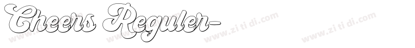 Cheers Reguler字体转换